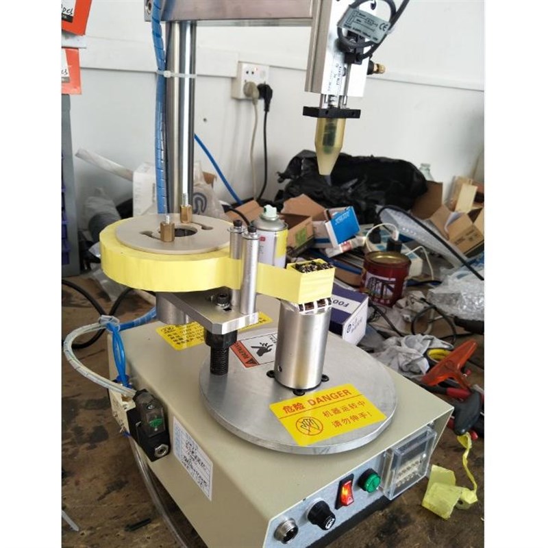 变压器外围胶布半自动包胶机10x00RS磁环线圈外围胶带半自动包胶