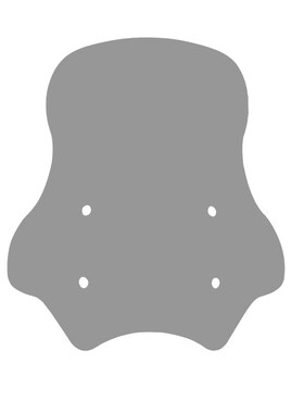 适用力帆K29前挡风玻璃LF250-14M前风L挡板有机玻璃改装配件加厚