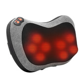 颈椎按摩枕头车载揉捏肩颈部按摩J器腰靠垫家用按摩仪代发