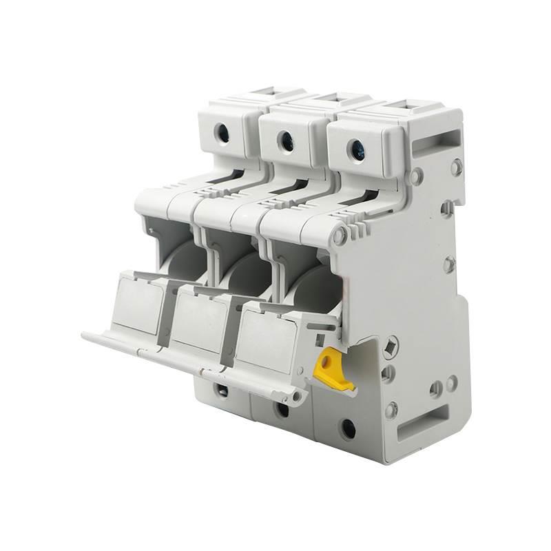 阻燃RT18-32X 63X 125AM1P2P 3P 4P导轨保险丝熔断器底座220V380V