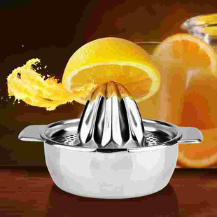 挤汁神器 304不锈钢手动榨汁机水果柠檬橙子压汁器手压小型便携式