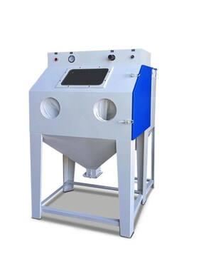 6050小型手动干式喷沙机吸入式箱式打沙机五O金模具除锈翻新喷砂