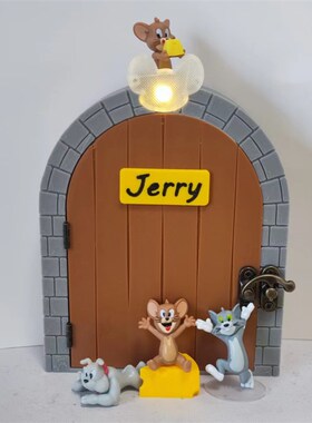 极速杰瑞的家猫和老鼠门E洞开关贴小夜灯装饰免钉