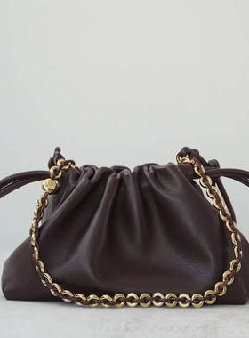 【NOCASE】进口小羊皮云朵托特包褶皱绳结手提单肩包