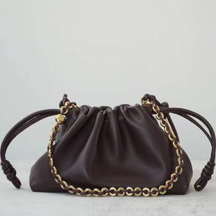 【NOCASE】进口小羊皮云朵托特包褶皱绳结手提单肩包