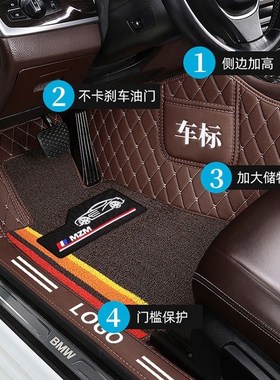 适用22/23/24/25/2025款奔驰eqa260eqa250专用T全包围汽车脚垫踏