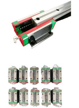 滑块直线滑轨WEH17CA/21/27/35WEW17/27/35CC上Z银宽幅法兰