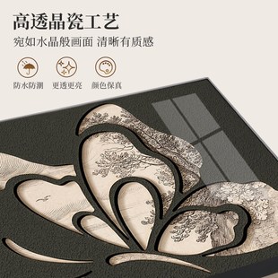 电表箱装饰画g中古风法式复古配电箱挂画高级感遮挡电表箱盒免打