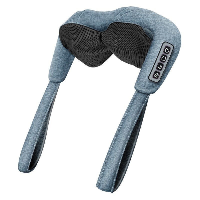 揉捏锤打按摩披肩家用加热肩颈部D按摩仪器电动腰部颈椎按摩器
