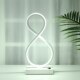 Table Lvamp Shaped Modern Spiral Bedside Desk LED 18w Acry
