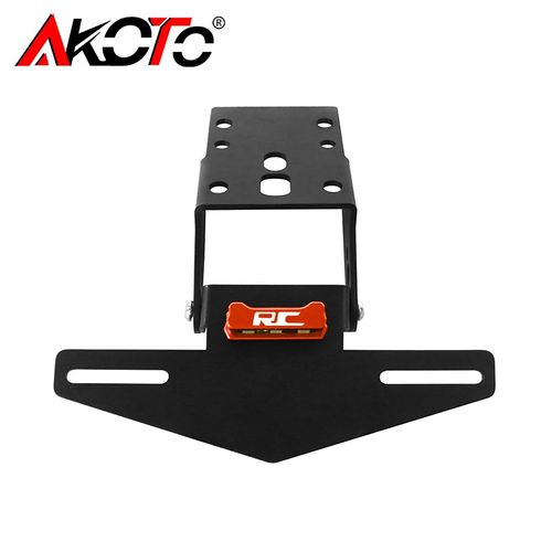 适用KTM DUKE390/2r50 RC390 17-23年改装后牌照架短尾车牌架配件