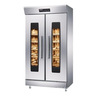 商用双 热循环温湿双控风醒发机烘焙酵 a开506门发32盘面团发酵箱