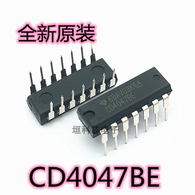 CD4047BE逻辑-多频振荡器原装
