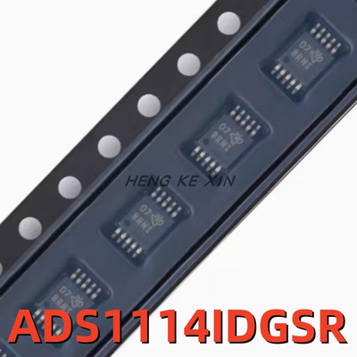 原装正品 ADS1114IDGSR 贴片VSSOP-10 16位模数转换器芯片