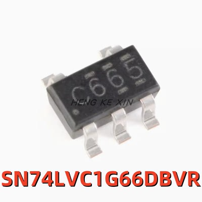 原装正品 SN74LVC1G66DBVR 贴片SOT-23-5 单路模拟开关逻辑芯片