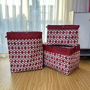 小樱桃套装 收纳整理收纳袋储物 家用多层帆布棉被 棉衣衣物套装