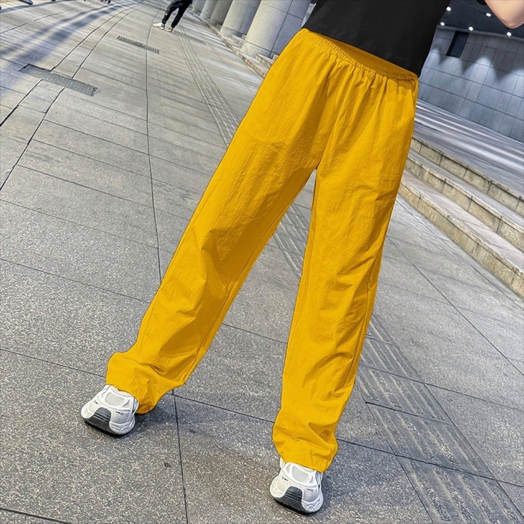 【直筒小脚裤】冰丝速干广场舞服装新款套装女跳舞运动时尚裤健身