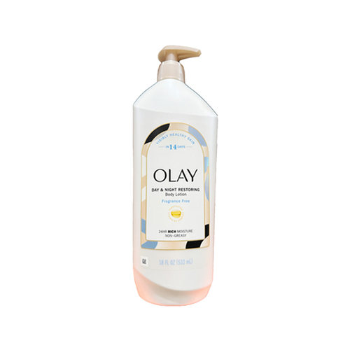 特价--美国Olay日夜修复乳液烟酰胺保湿滋润无香身体乳532ml