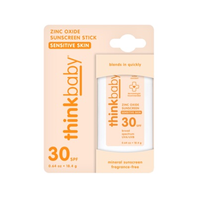 保税！美国Thinkbaby辛克宝贝儿童学生宝宝防晒棒SPF30物理防晒