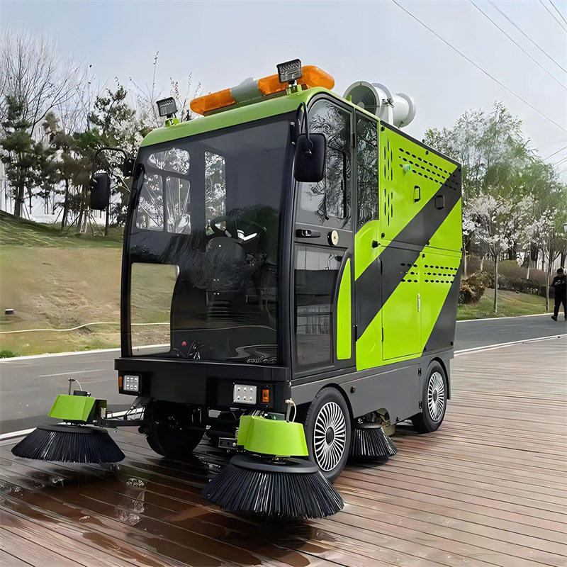 驾驶式扫地车四轮半封闭全封闭市政道路环卫多功能清扫车