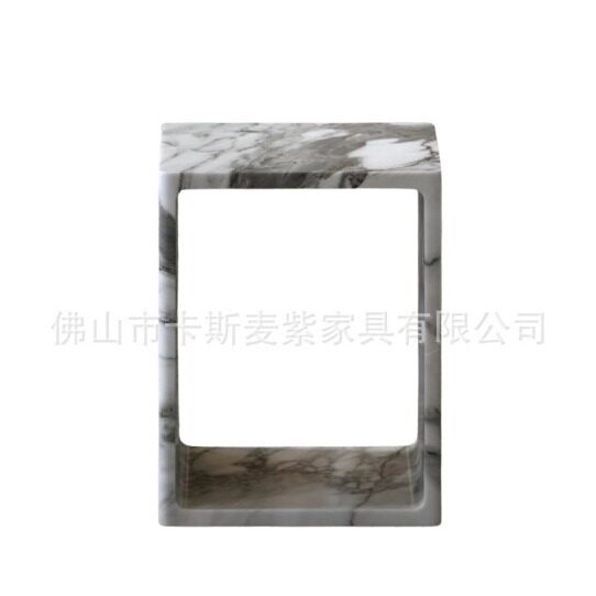天然大理石边几小角几艺术设计师简约沙发边柜茶几客厅角柜小方桌图片