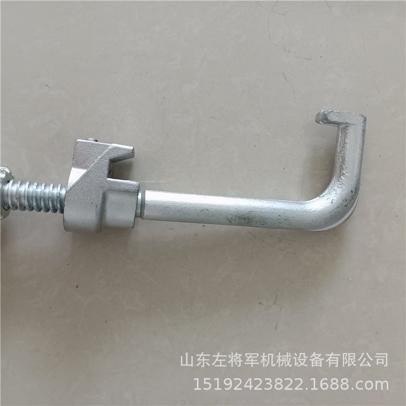 9号道岔尖轨密贴钩锁器锻钢尖轨钩锁器铁路倒插锁可动心型