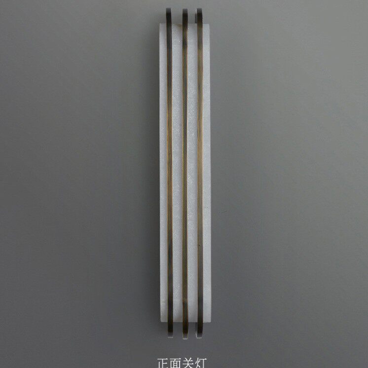 西班牙云石壁灯意式极简轻奢创意卧室床头书房酒店别墅走廊墙灯具
