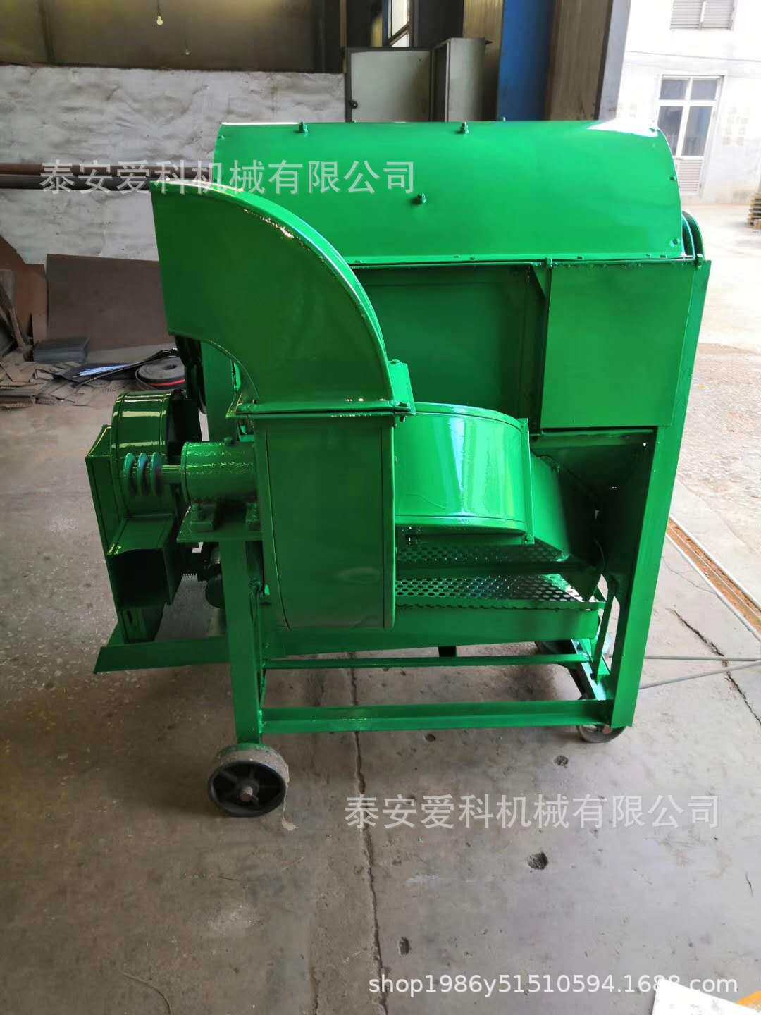75型全喂入稻麦脱粒机四清分离干湿两用多用途电启动柴油机可移动