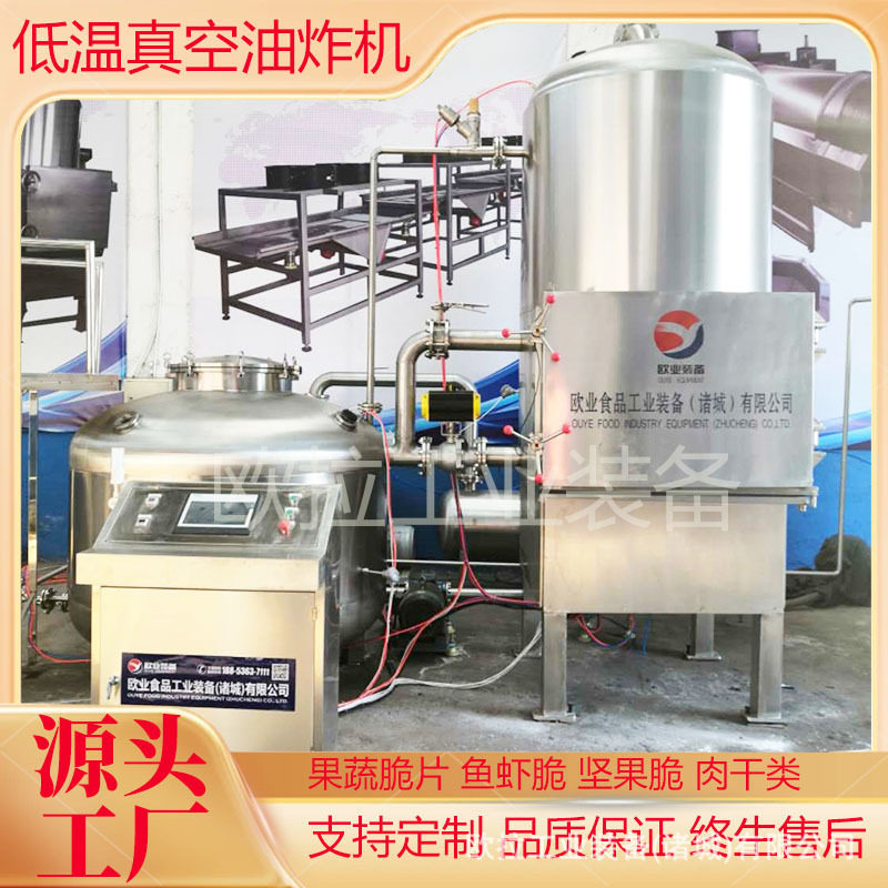 秋葵豆角低温油炸设备不锈钢油炸罐商用果蔬脆片真空油炸机