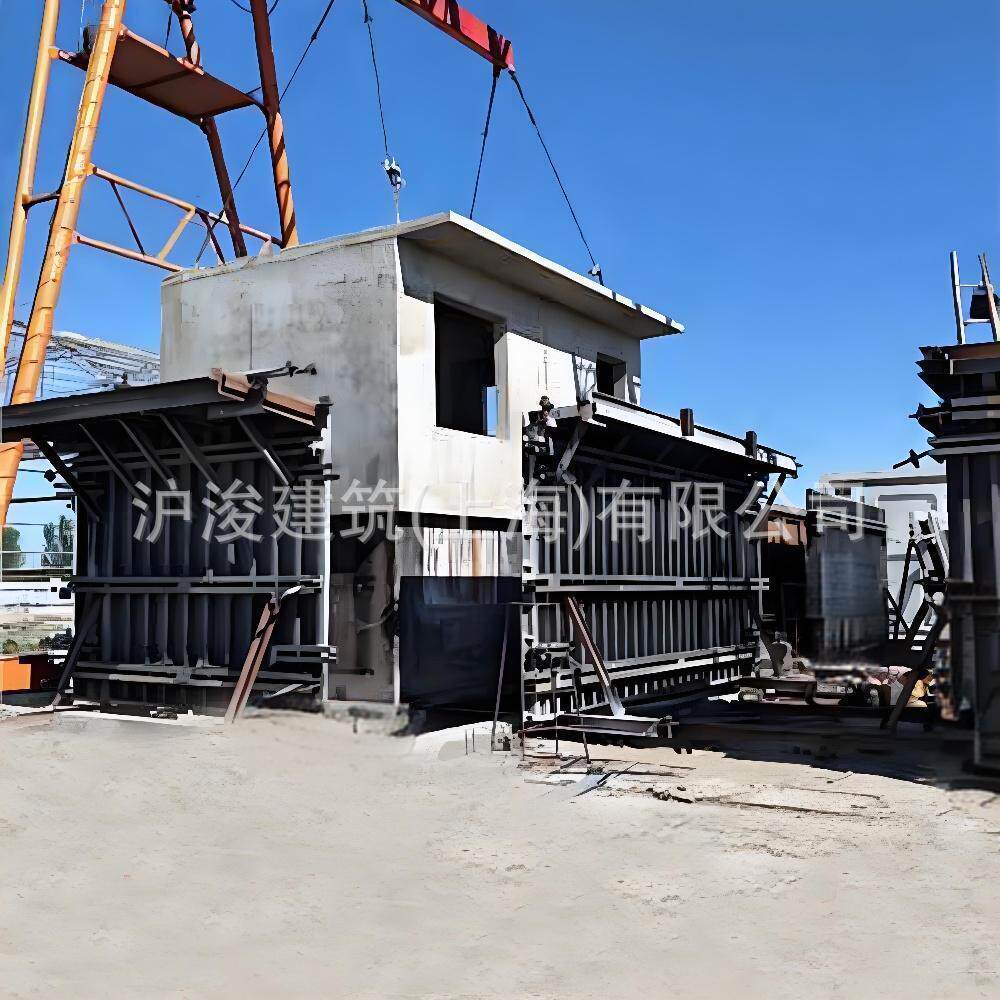 海外订单带轨道水泥房模具新型水泥房模具别墅房模具