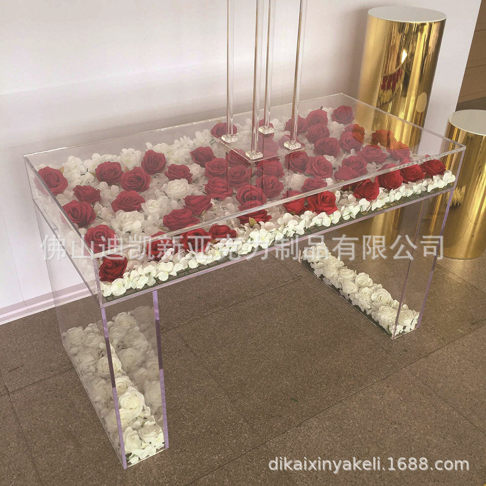 透明亚克力桌子婚庆家居酒店桌子设计—下单需咨询勿直拍