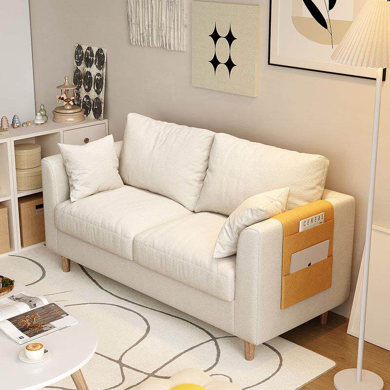 沙发小户型北欧简约现代公寓出租房卧室单双人网红款布艺沙发客厅