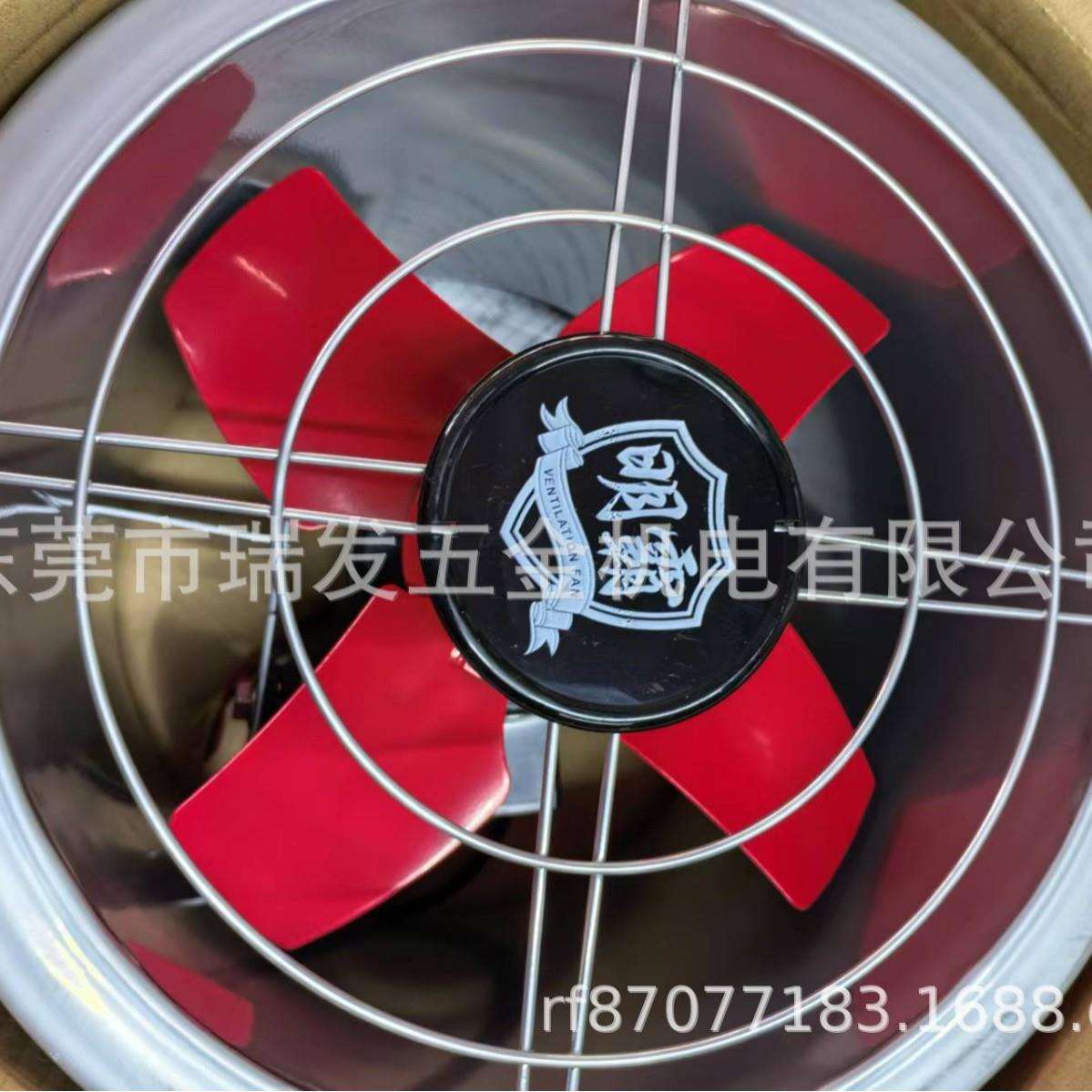 明霸B-10寸圆筒管道式轴流风机工业排风扇厨房排气扇抽风机DF2.5B