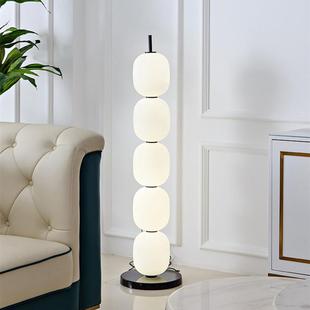 中古设计大理石丹麦创意台灯展厅样板间vintage钢琴糖葫芦落地灯