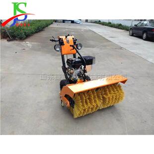 手推式路面扫灰机小型便携式路面清灰机广场小区毛刷清理机