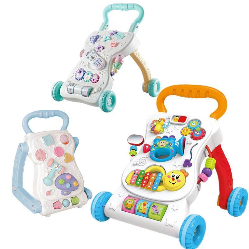 婴儿学步车手推车宝宝早教益智宝宝多功能助步车带音乐玩具