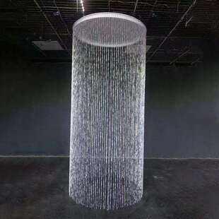 婚礼堂圆环流苏吊顶飞蝶珠线帘慕雪圆环挂件婚庆舞台路引装饰道具