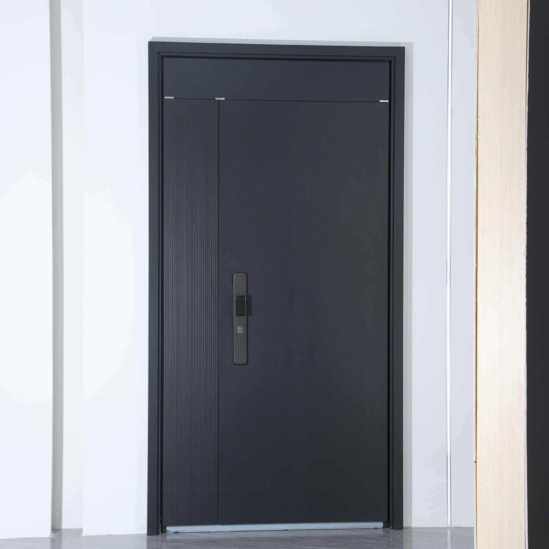甲级防盗门现代简约工程门极简静音入户大门家用安全进户门