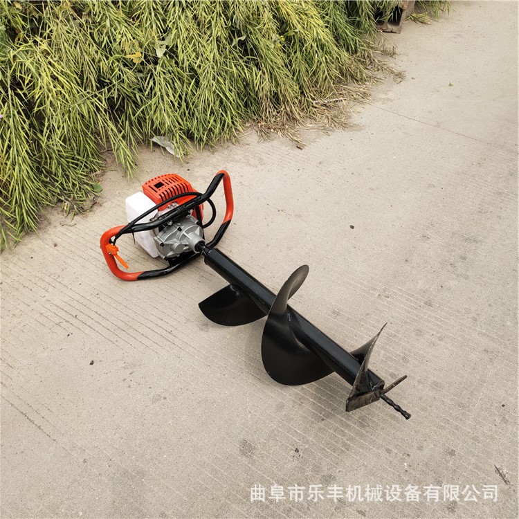 手提式单人操作园林地钻挖坑机