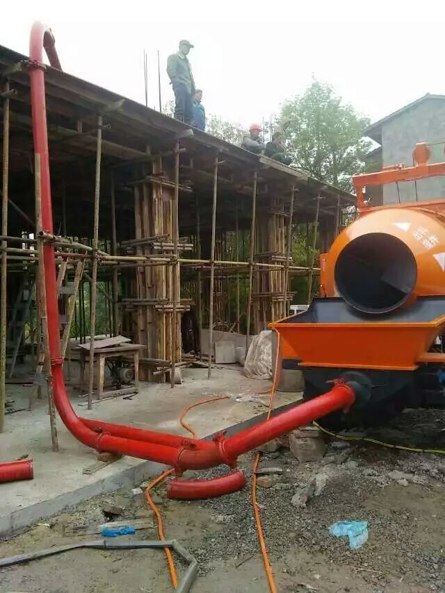 搅拌机输送泵一体混凝土搅拌输送一体机搅拌拖泵混凝土搅拌泵