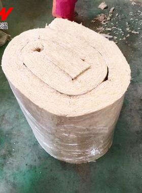 岩棉卷毡外墙棚顶隔热钢结构管道罐体锅炉保温双面铝箔岩棉毡