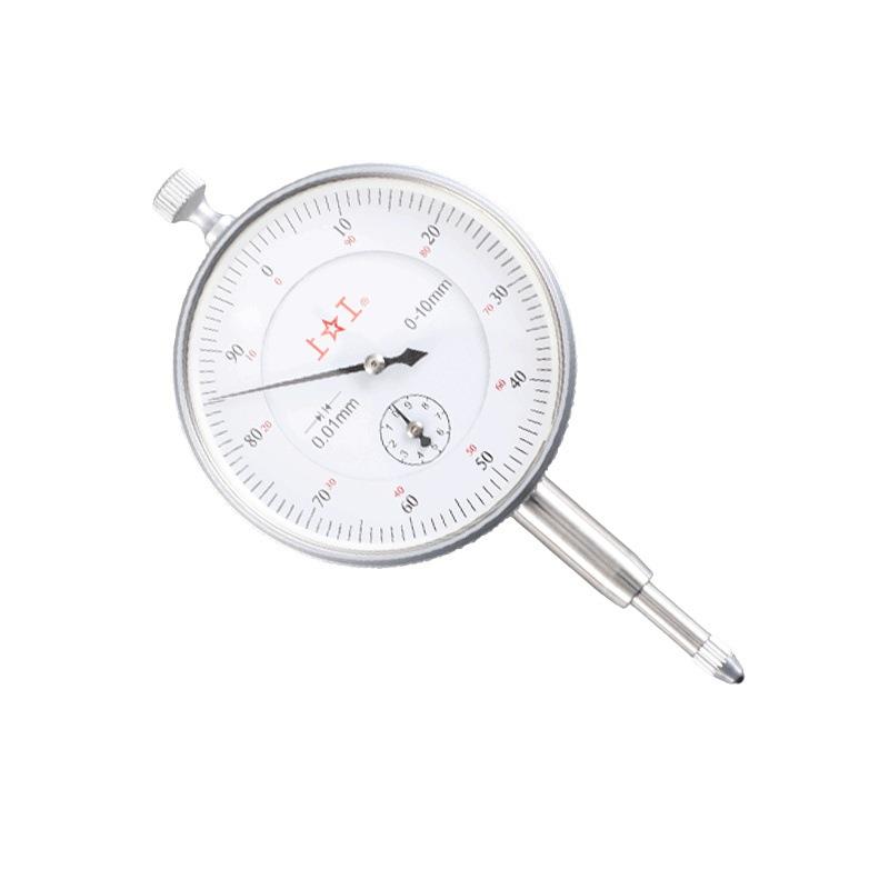 上工量具防震指针式百分表0-100-20百分指示表现货