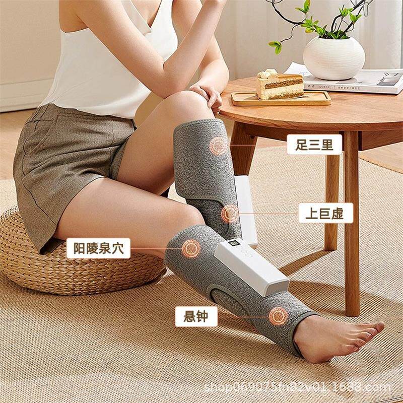 腿部电加热经络肌肉热敷按摩仪全自动气压揉捏男女小腿理疗按摩器
