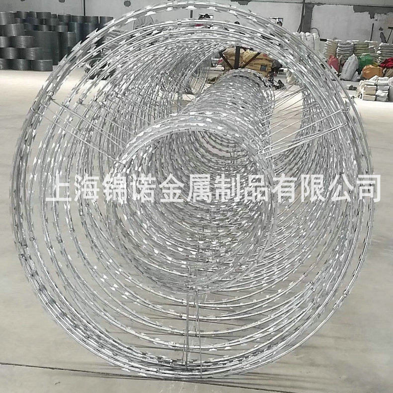 供应焊接刀片刺网不锈钢刀片刺网刀片刺绳刺网
