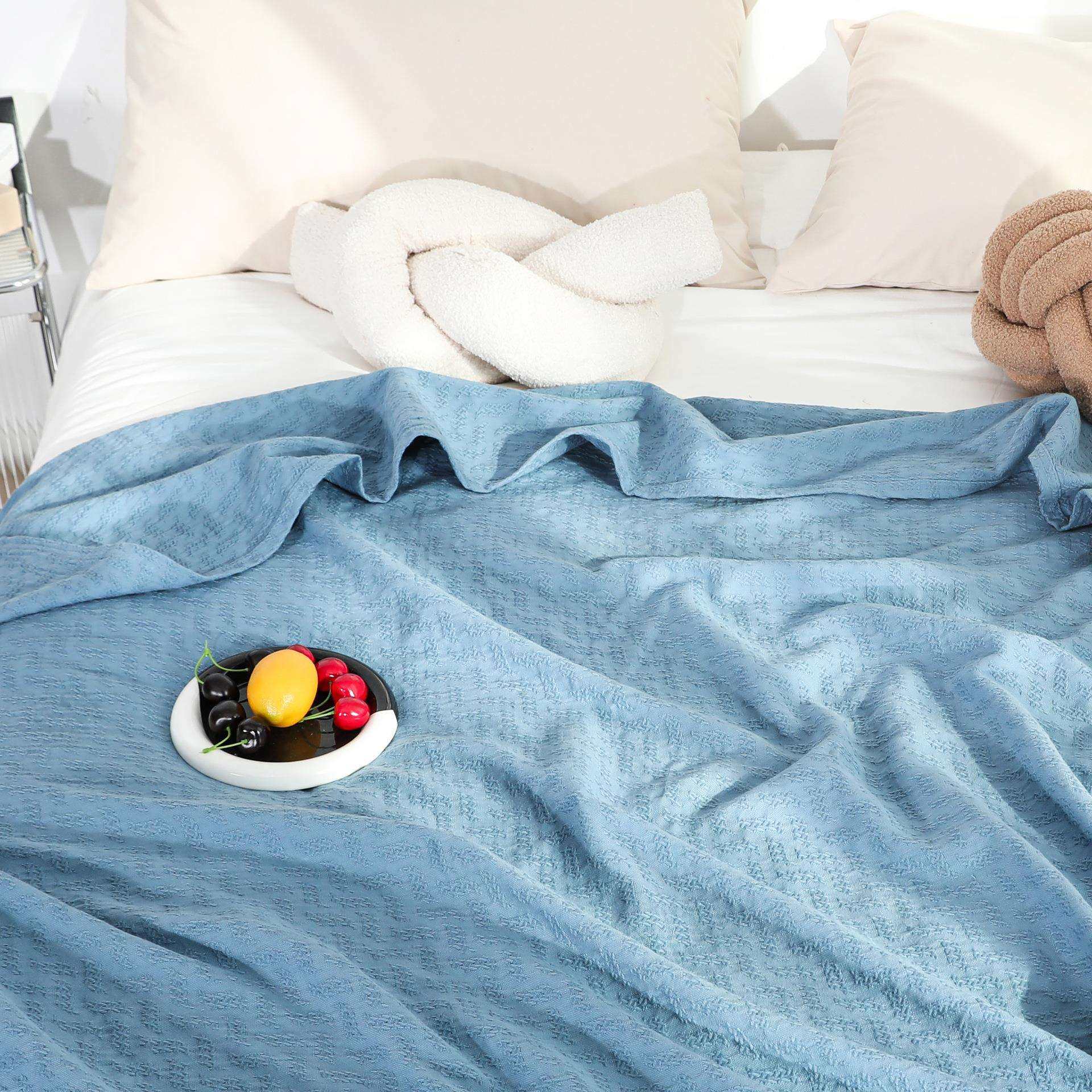 简约素色风格沙发套罩巾盖布四季通用沙发垫盖毯毛巾毯