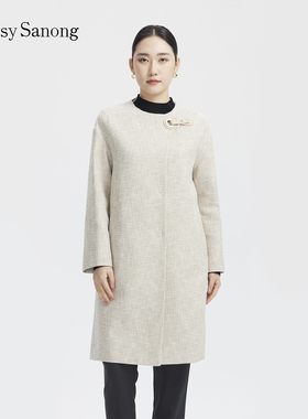 萨侬Classy Sanong/滕氏企业女装秋季新款休闲通勤长大衣