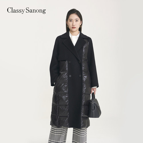TENGS冬季新款舒适百搭羽绒服