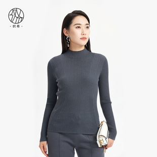 织希TESSITI/滕氏企业女装冬季新款休闲职场通勤长袖针织衫