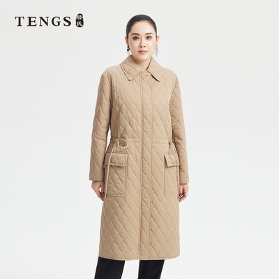 舒适百搭职场通勤收腰款棉服