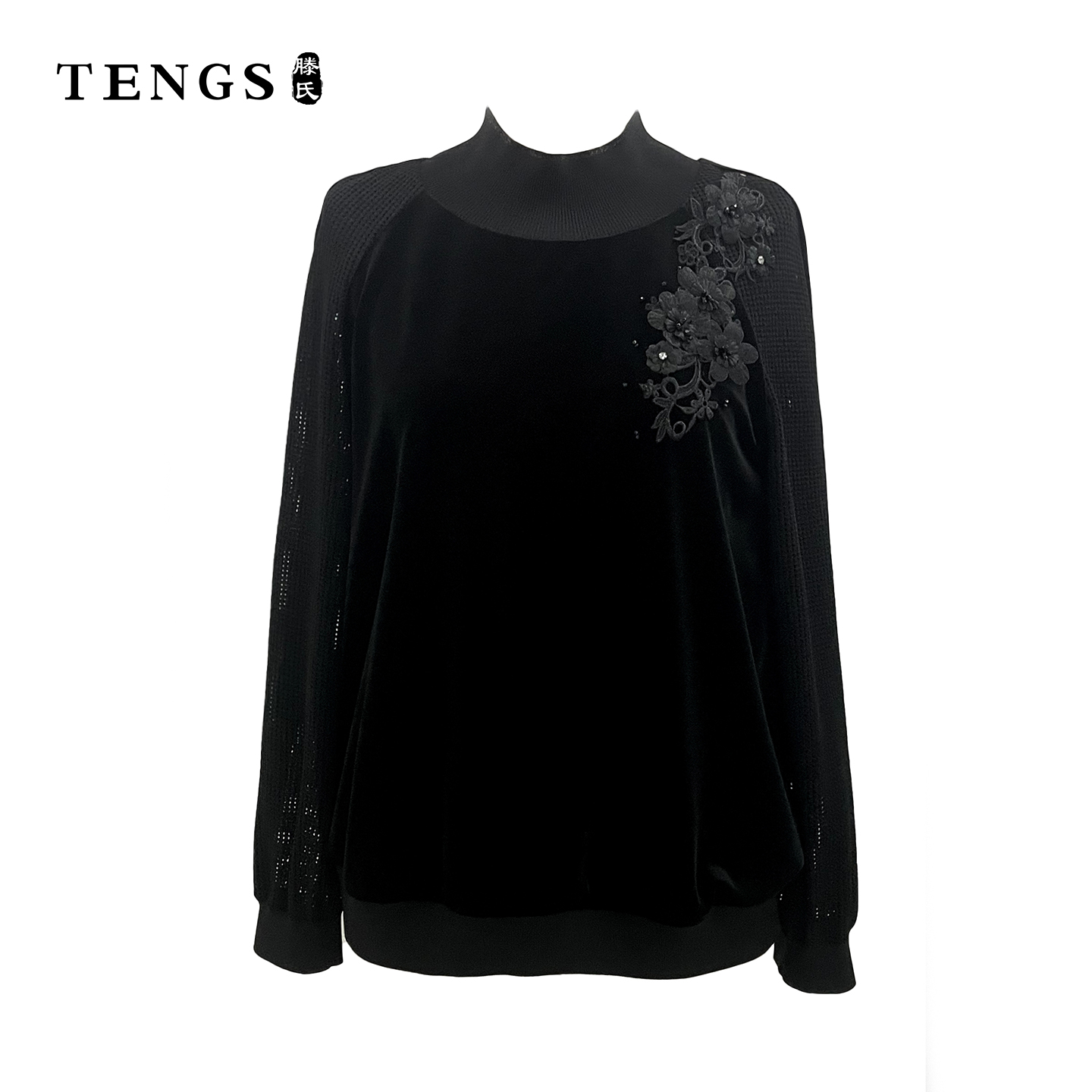 TENGS滕氏女装秋冬新款毛针织衫